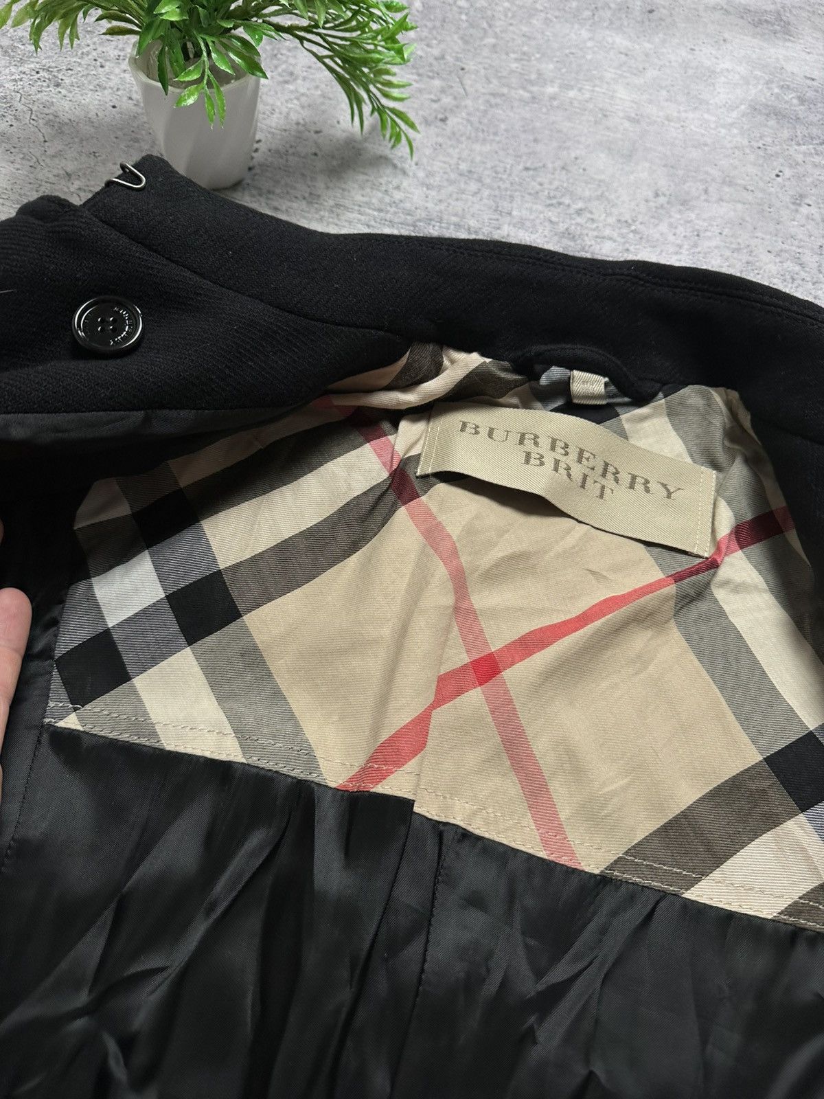 Burberry Burberry Brit Wool Lux Virgin Women Coat Jacket Size XL / US 12-14 / IT 48-50 - 12 Thumbnail
