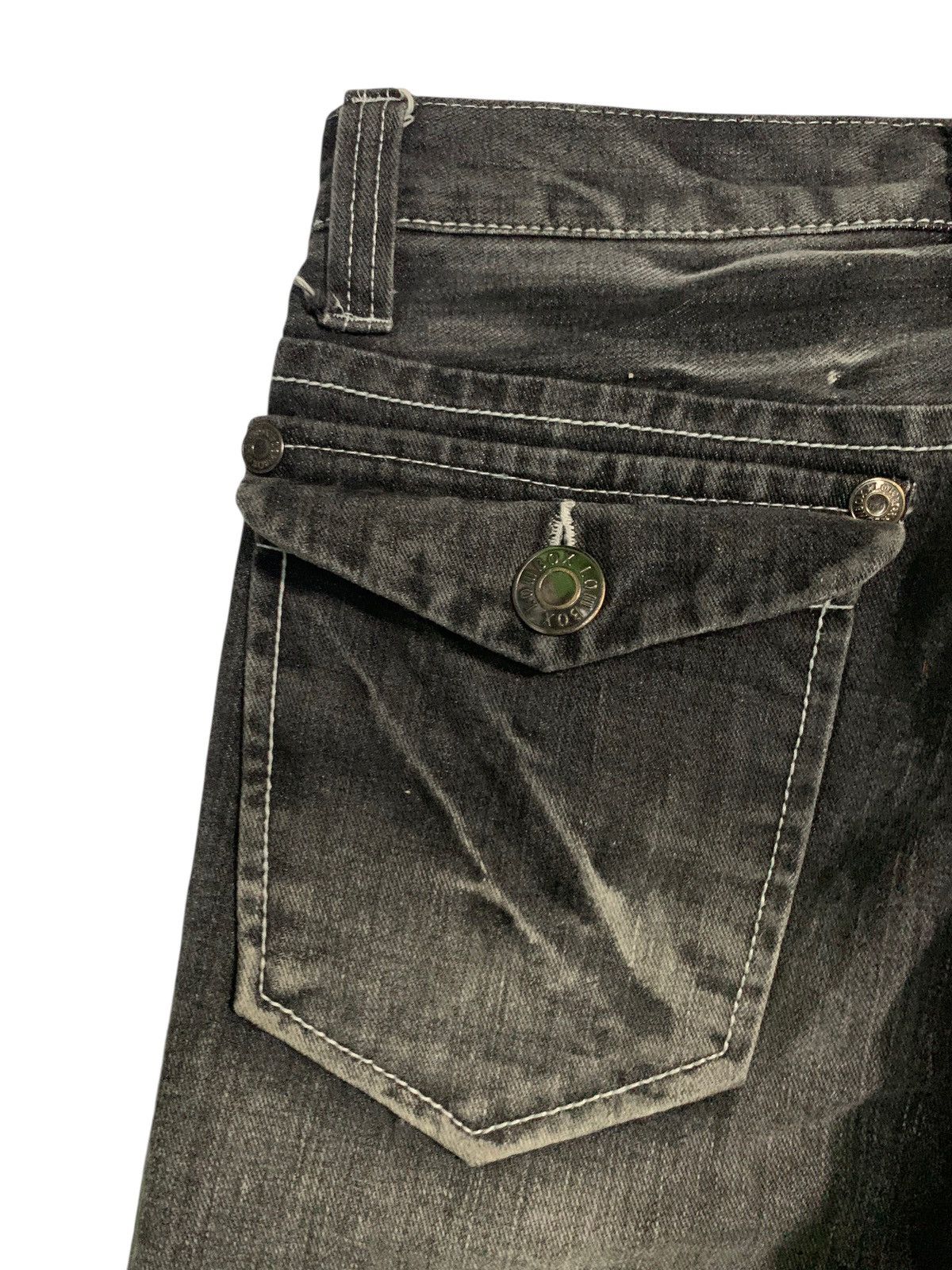LOWBOX LOWBOX PUNK RUSTY CLAWMAX JAPANESE DISTRESSED DENIM Size US 30 / EU 46 - 11 Thumbnail