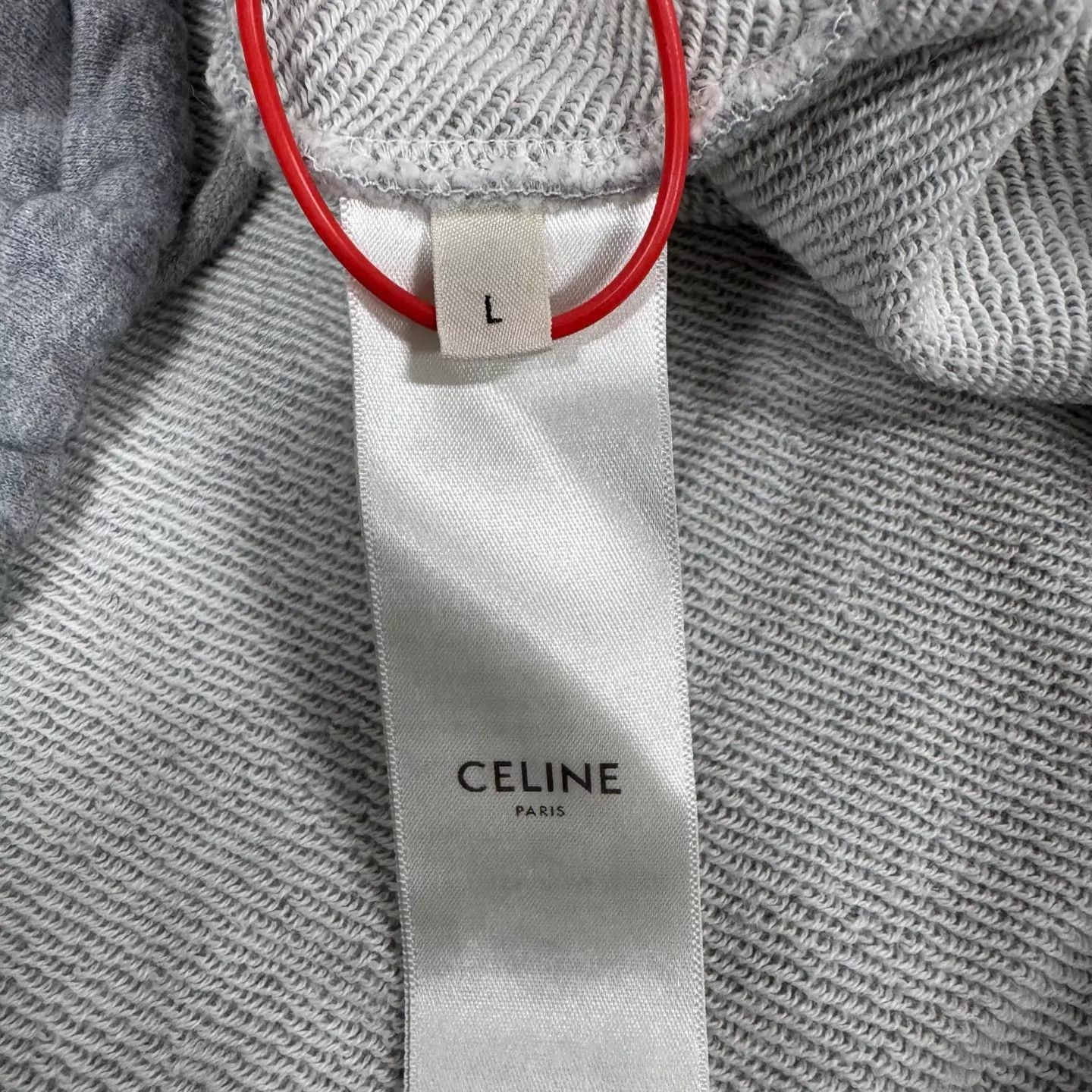 Celine Celine 16-Print Gray Short String Hoodie L Mint Size US L / EU 52-54 / 3 - 7 Thumbnail
