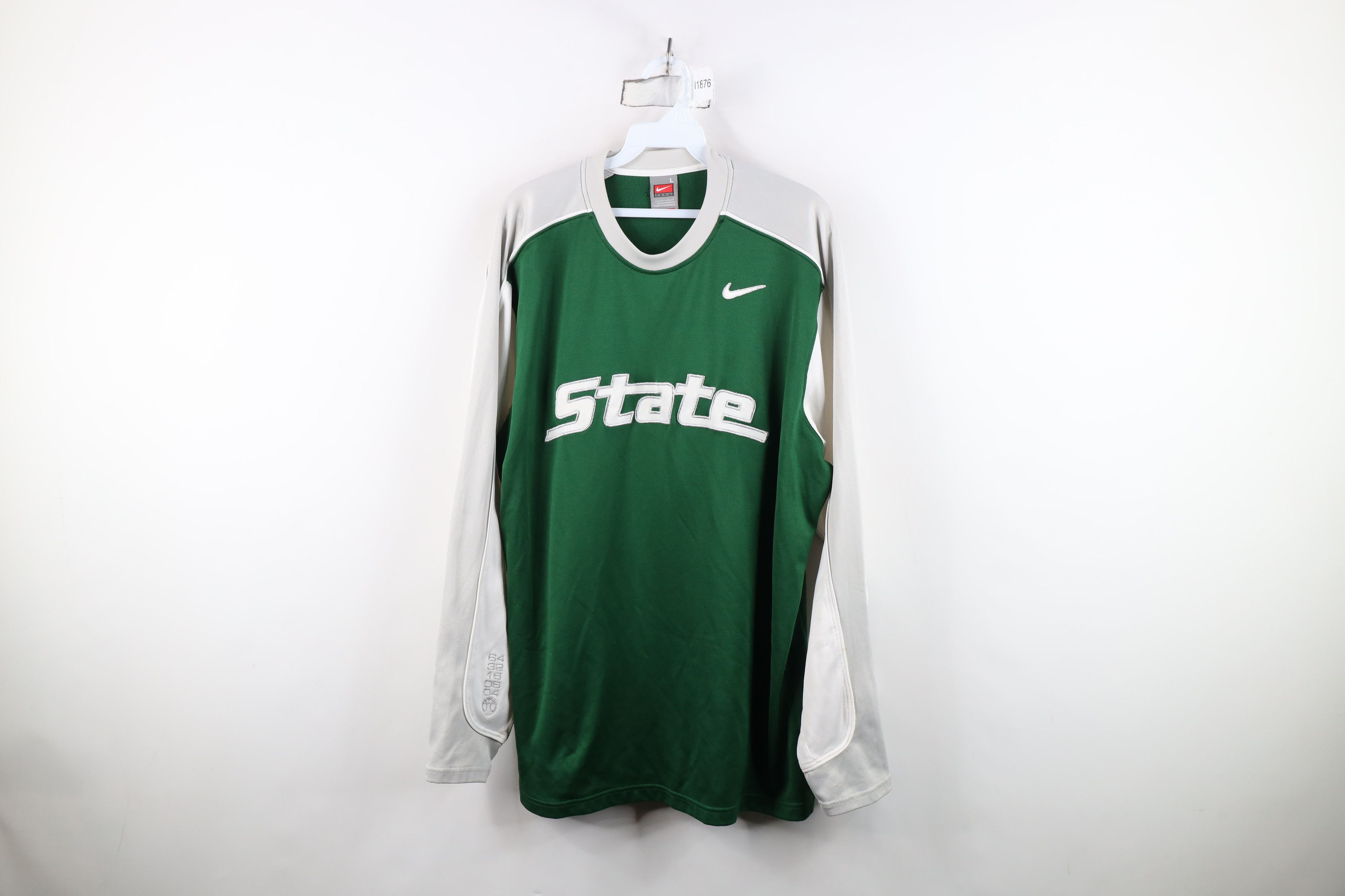 Nike Vintage Nike Michigan State University Basketball T-Shirt Size US L / EU 52-54 / 3 - 1 Thumbnail