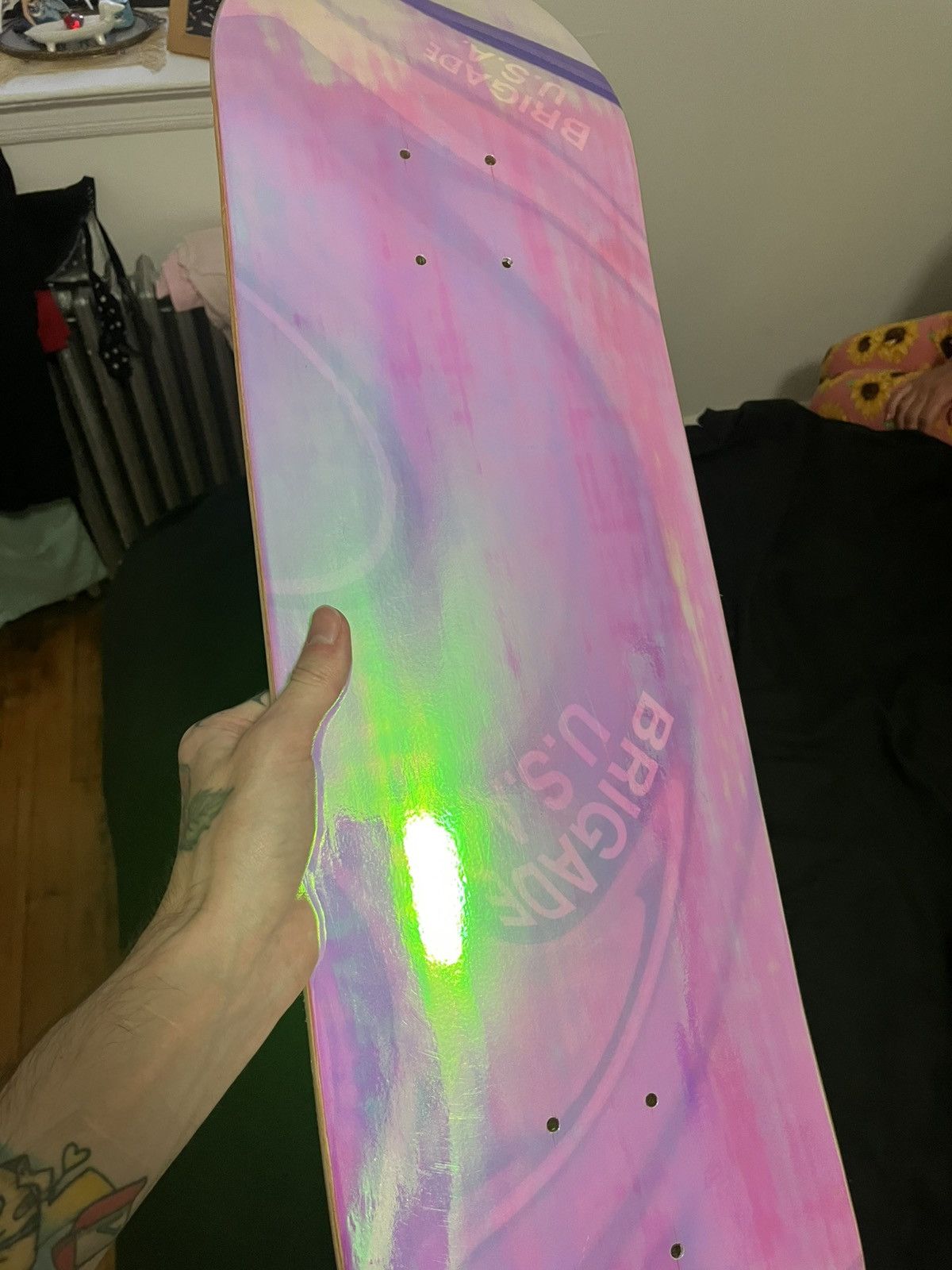 Brigade Brigade usa iridescent skateboard deck Size ONE SIZE - 3 Thumbnail