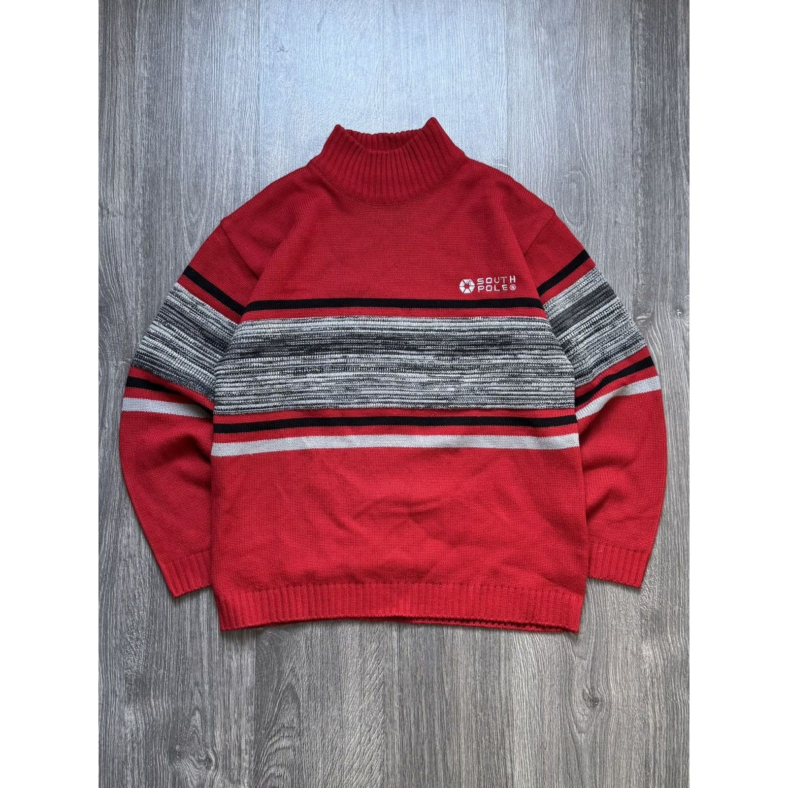 Southpole × Vintage Vintage Y2K South Pole Rap Sweater Size US XL / EU 56 / 4 - 1 Thumbnail