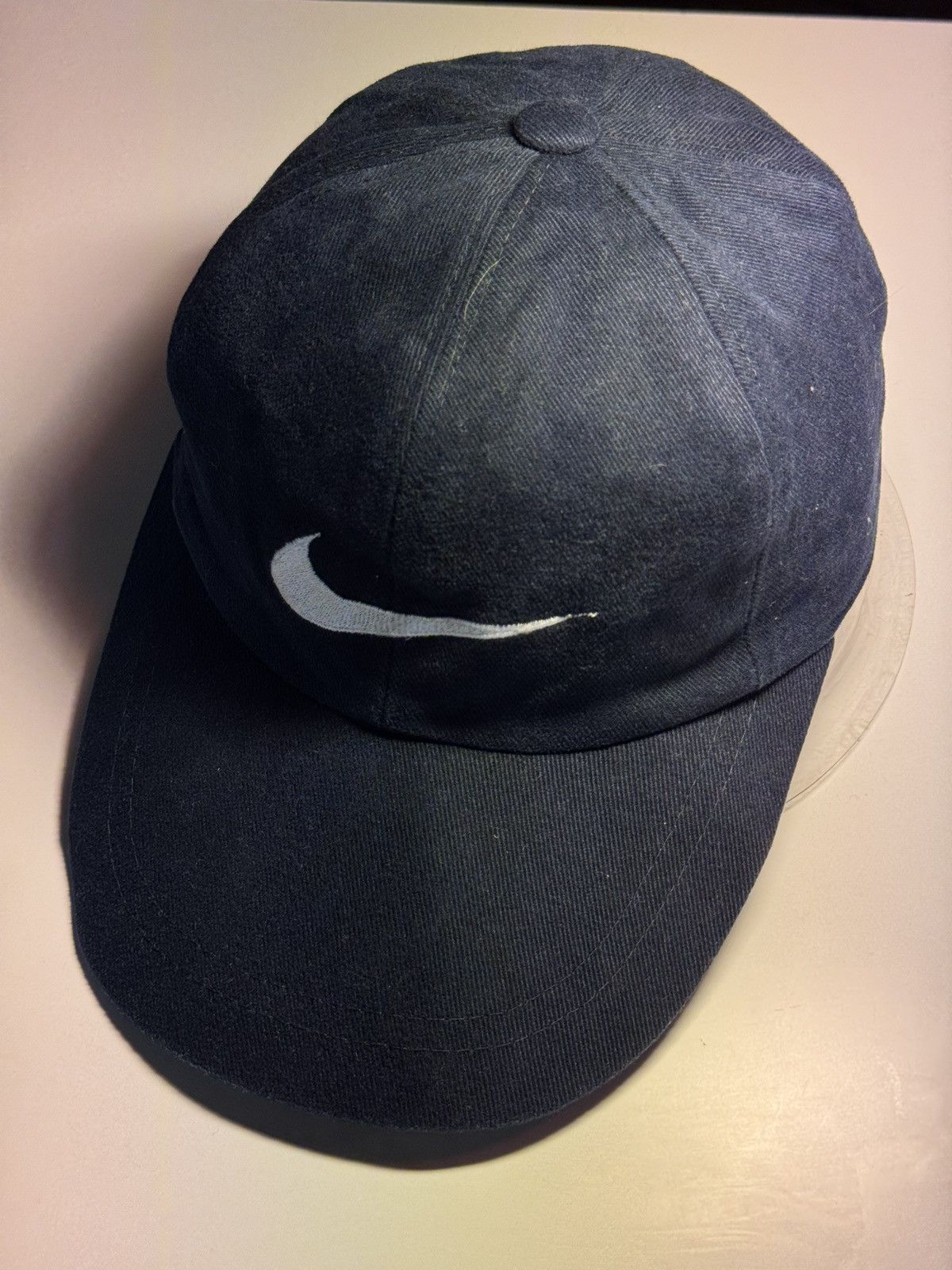 Nike Vintage Nike Swoosh 00's Bootleg Long-bill Cap Size ONE SIZE - 1 Thumbnail
