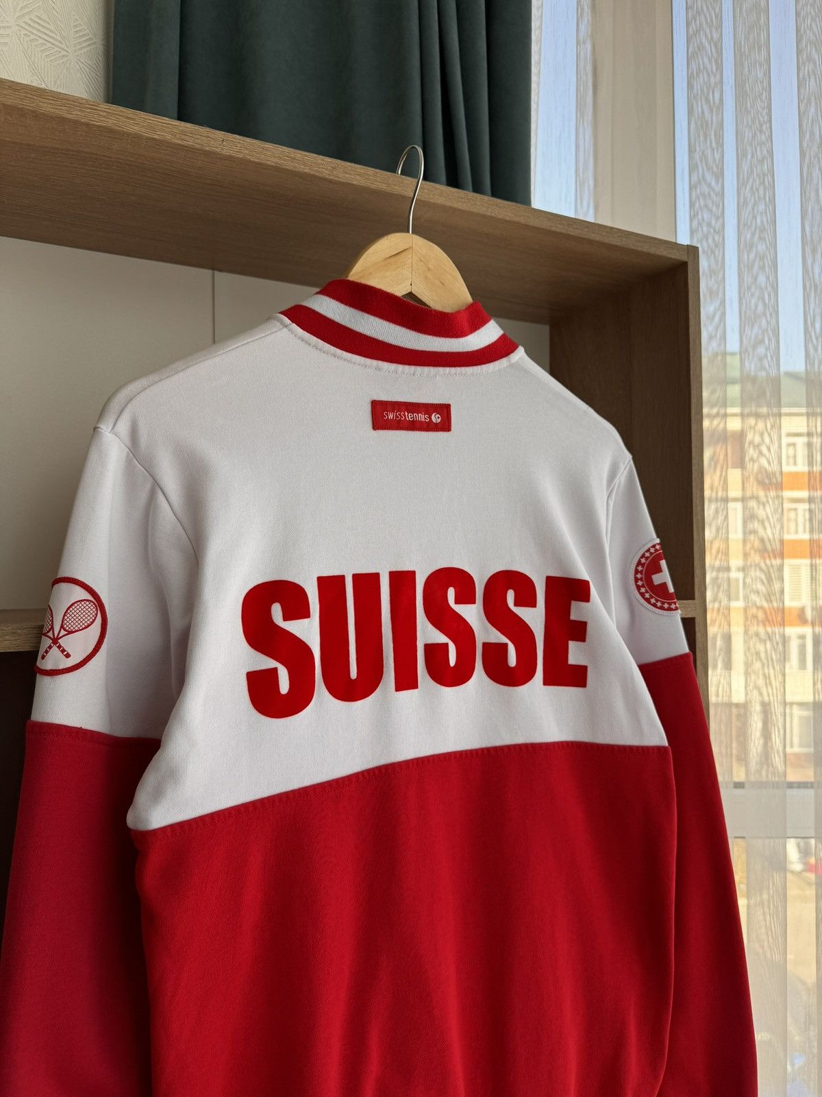 Vintage Vintage Suisse Tennis Roger Federer RF National Zip Hoodie Size US S / EU 44-46 / 1 - 9 Thumbnail