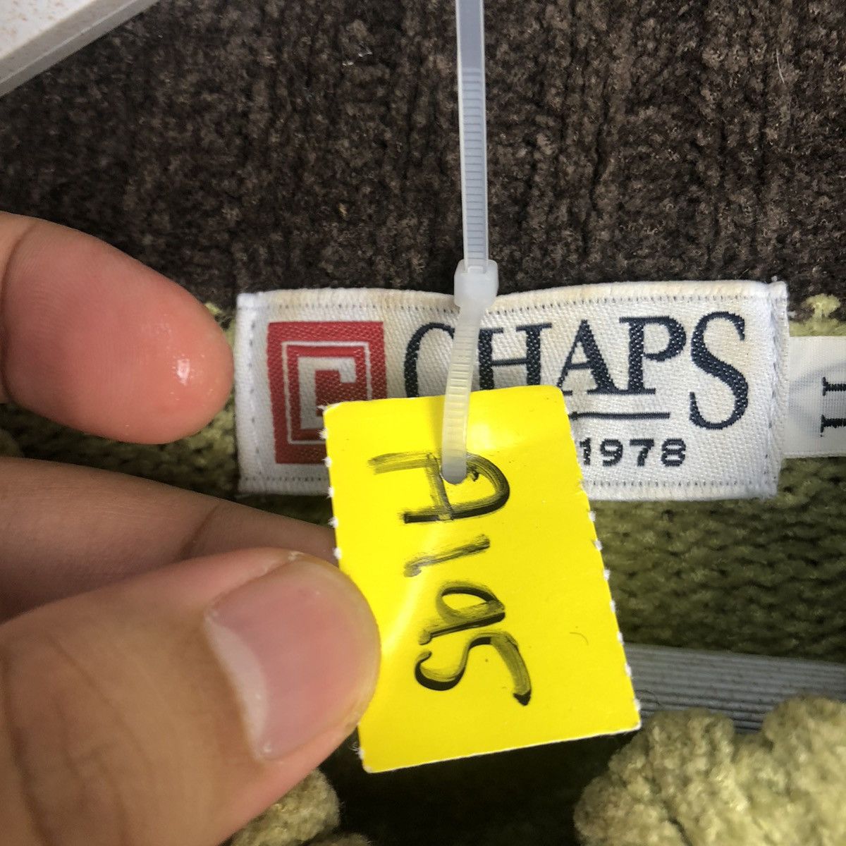 Chaps Chaps Green ripped vintage Sweatshirt #A195 Size US XL / EU 56 / 4 - 11 Thumbnail