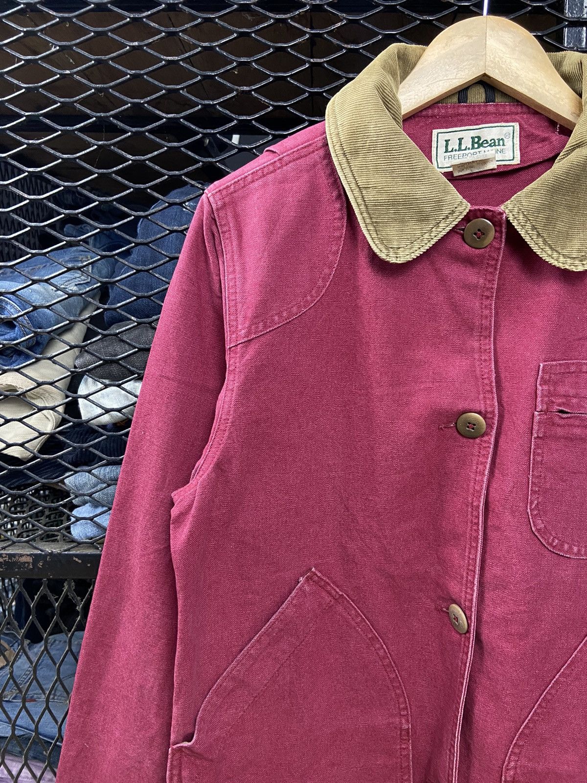 L.L. Bean × Vintage RARE! L.L Bean 80s Vintage Duck Canvas Field Jacket Size S / US 4 / IT 40 - 2 Thumbnail