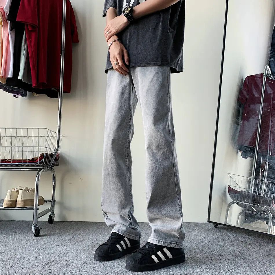 Japanese Brand × Jean Retro casual straight leg wide leg jeans Size US 32 / EU 48 - 6 Thumbnail