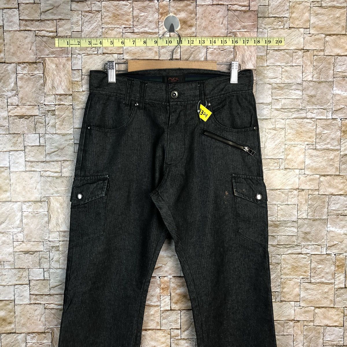 Japanese Brand Avail Dark Blue Cargo Multipocket Pants #A324 Size US 30 / EU 46 - 2 Thumbnail
