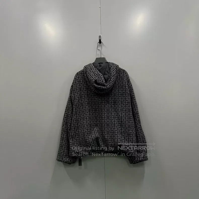 Givenchy Givenchy Black Full-Print Geometric Double-Sided Jacket XL Size US XL / EU 56 / 4 - 2 Thumbnail