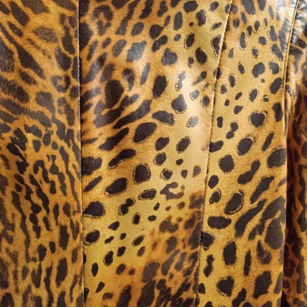 Other Leopard leather trench coat sz S /40 like new condition Size S / US 4 / IT 40 - 4 Thumbnail