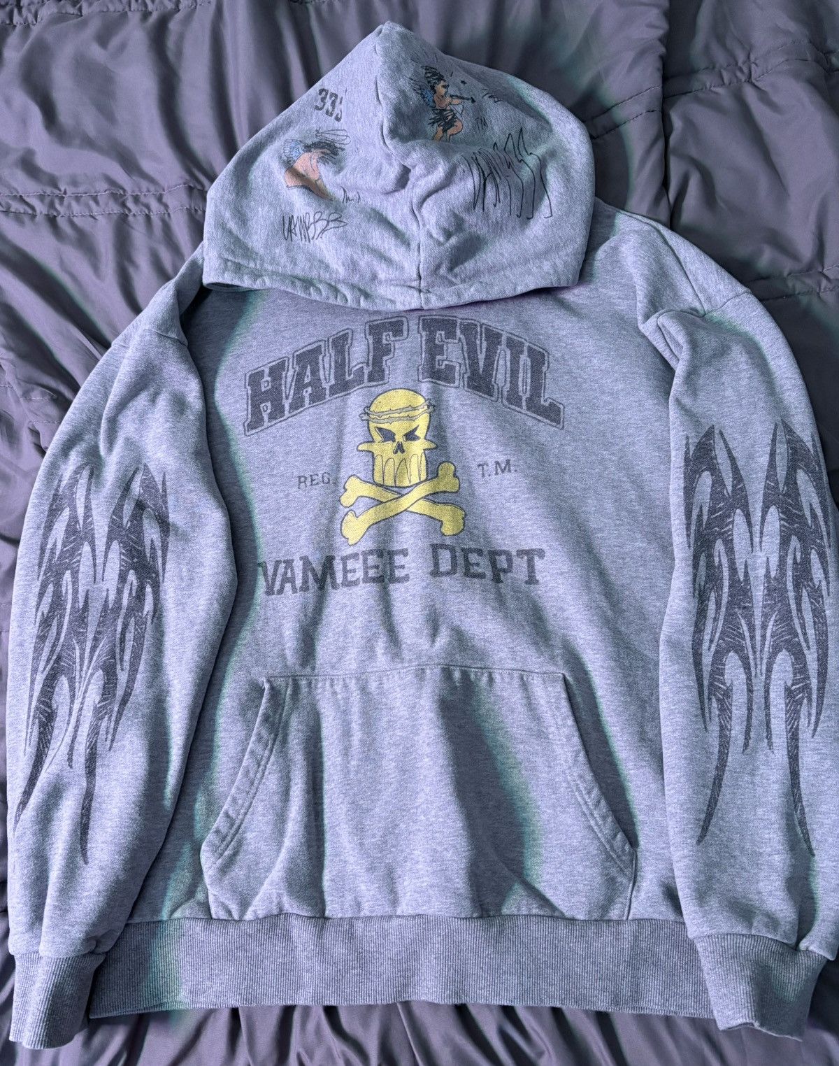 Half Evil Half Evil X Vamee Dept Collab Hoodie Size US XL / EU 56 / 4 - 1 Thumbnail
