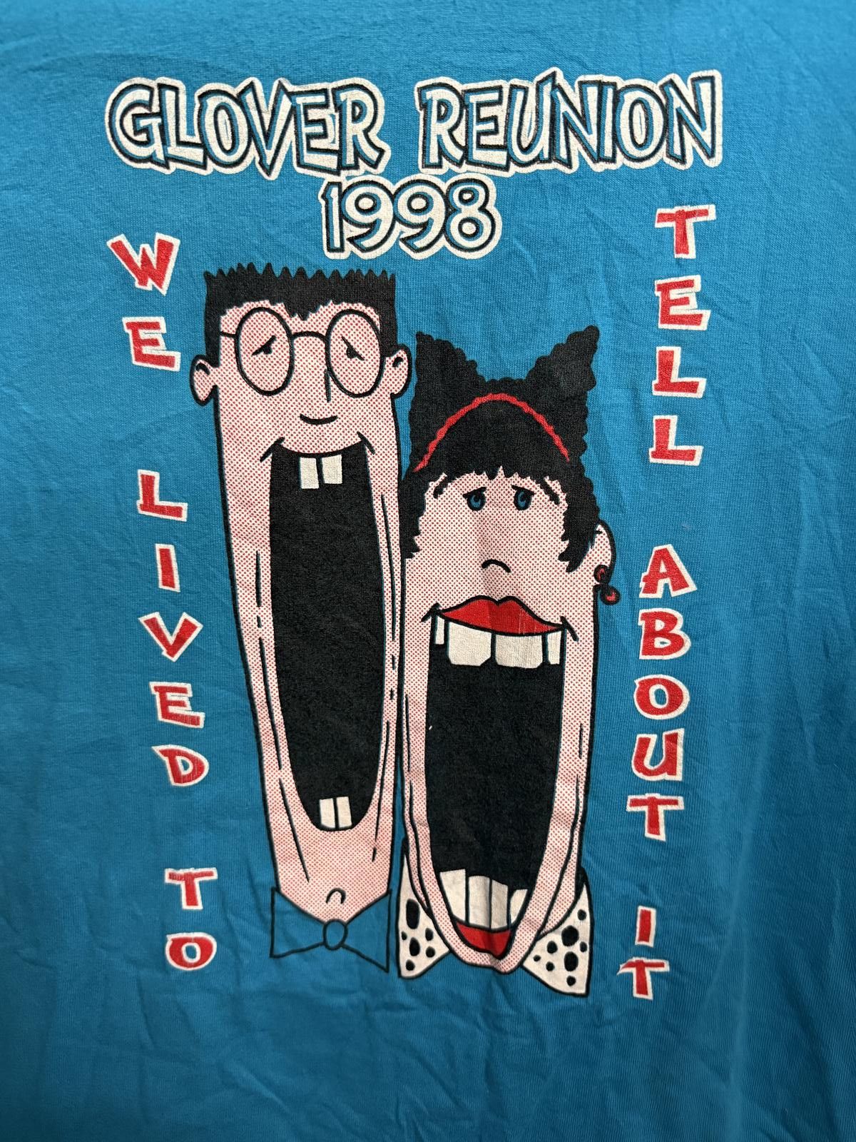 Fruit Of The Loom VTG Glover Reunion 1998 We Lived To Tell About It XL Size US XL / EU 56 / 4 - 3 Thumbnail