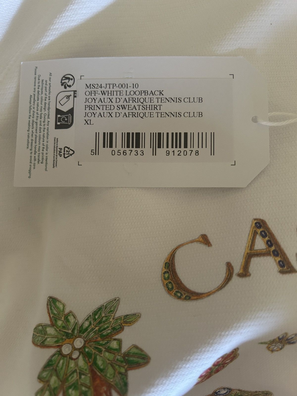 Casablanca Casablanca Joyaux D'Afrique tennis club sweater italy 🇮🇹🎾🏓 Size US XL / EU 56 / 4 - 6 Thumbnail