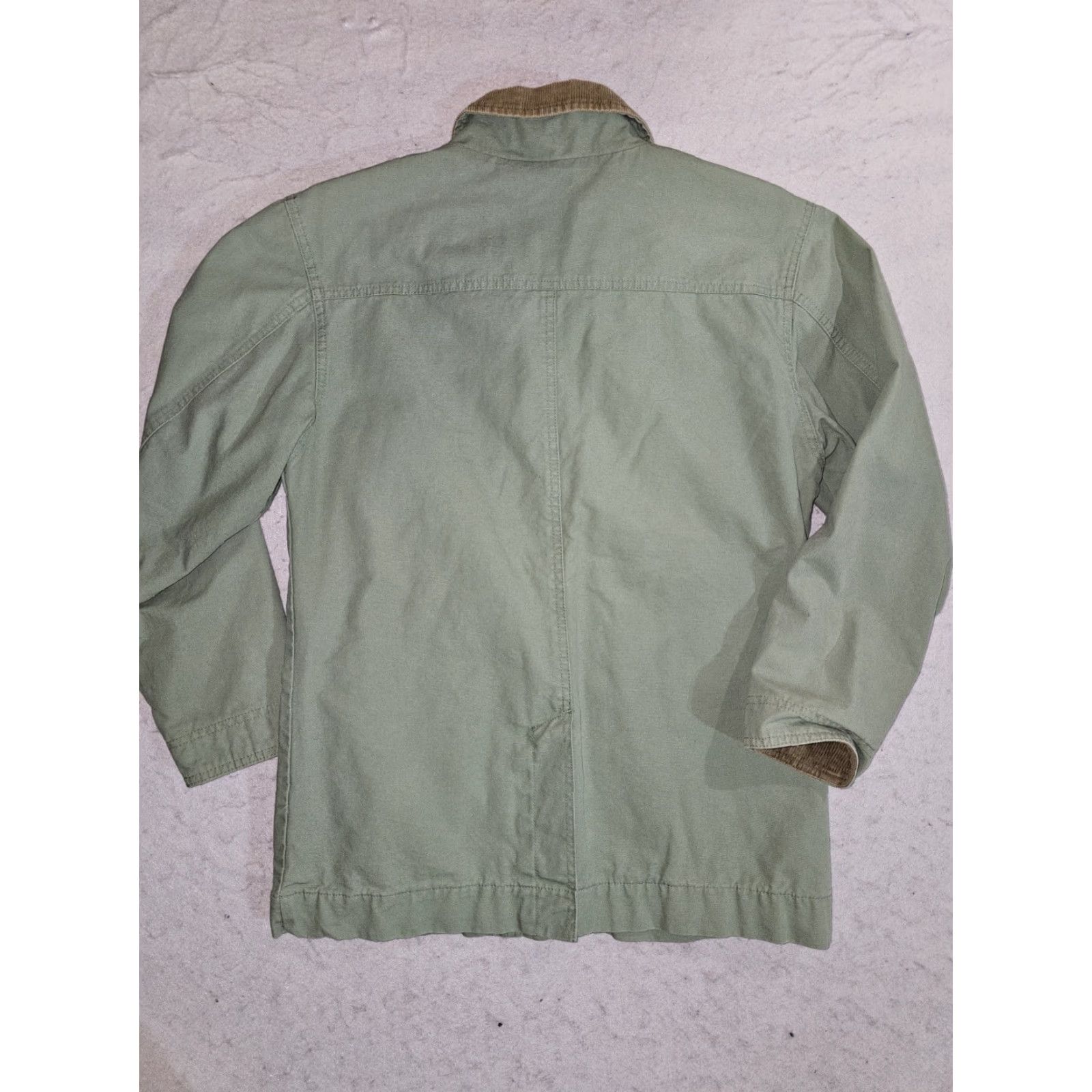 Vintage VINTAGE Cabela's Chore Coat Jacket Womens M Green Canvas Lined Corduroy Collar Size M / US 6-8 / IT 42-44 - 6 Thumbnail