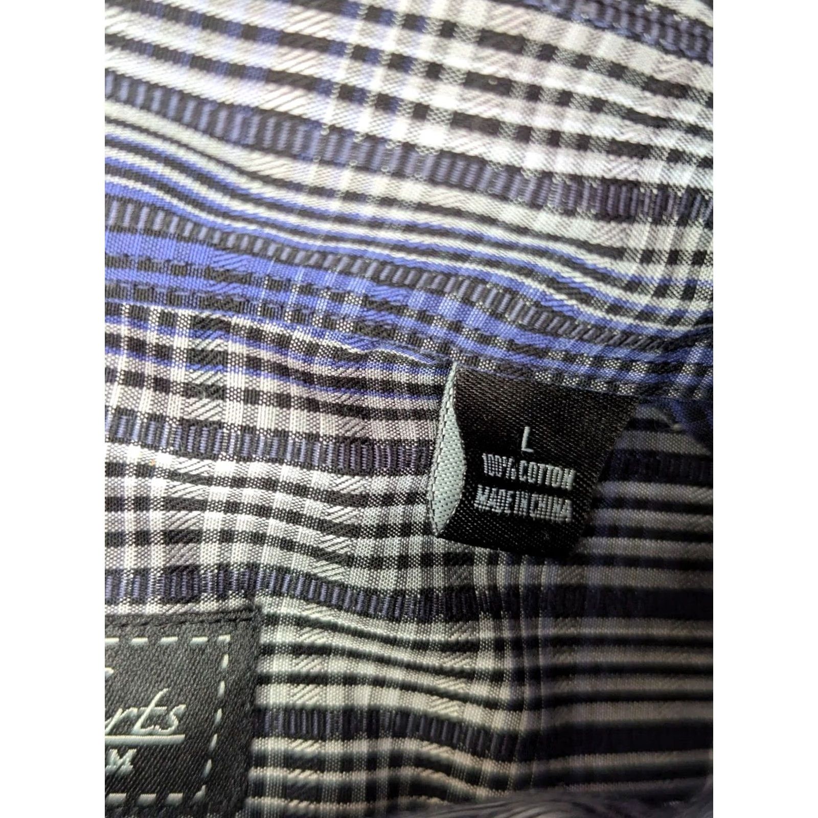 Vintage Kenneth Roberts Platinum Button-Up Shirt XL Men Plaid Blue Gray Long Sleeve Cotton Shirt Size US XL / EU 56 / 4 - 5 Thumbnail