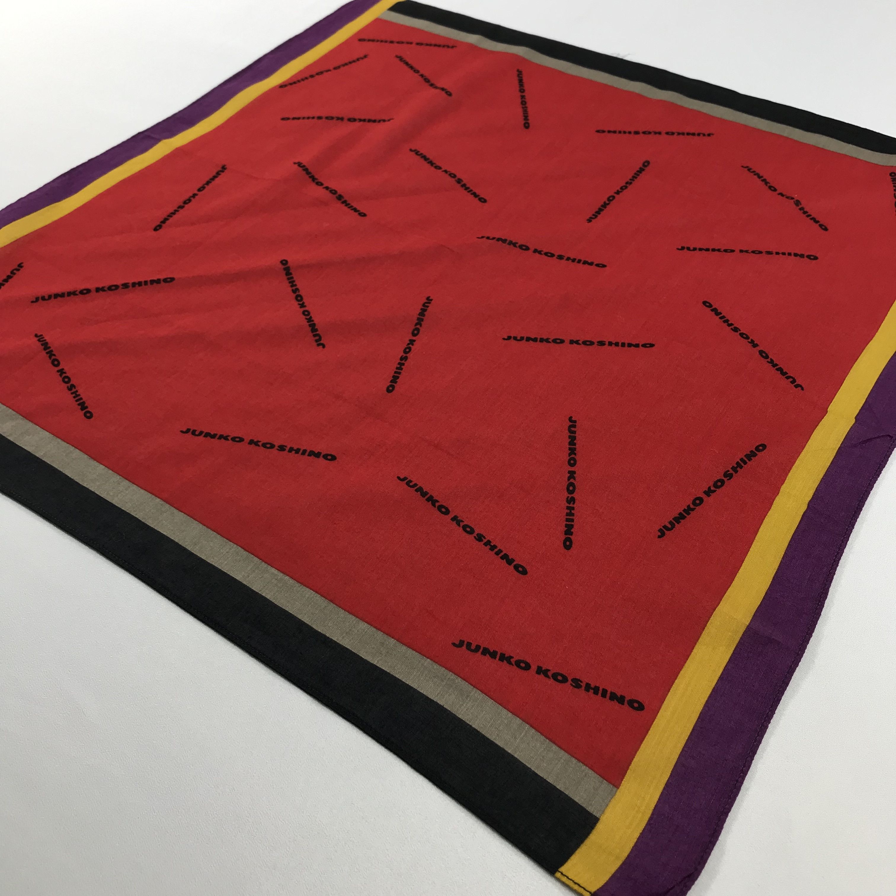 Mr. Junko × Vintage Junko koshino Bandana / Handkerchief / Neckerchief - S1025 Size ONE SIZE - 2 Thumbnail