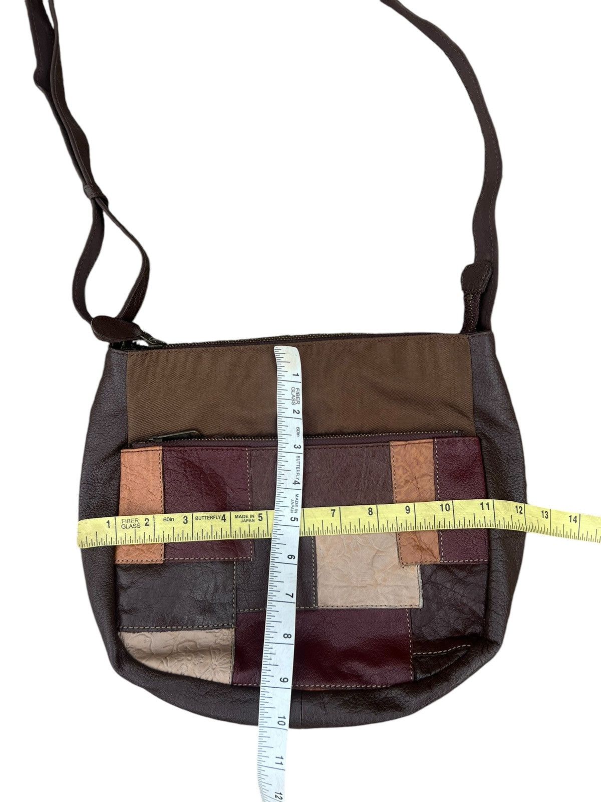 Japanese Brand Vintage Ibiza Japan Patina Patchwork Leather Bag Size ONE SIZE - 25 Thumbnail