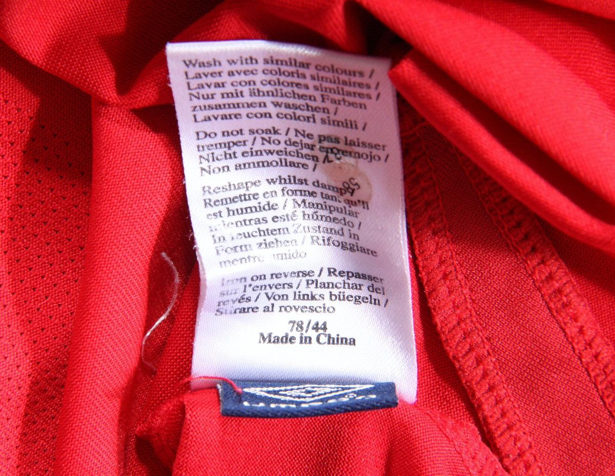 Umbro ROONEY Umbro x England Soccer Football Jersey Shirt L Size US L / EU 52-54 / 3 - 6 Thumbnail