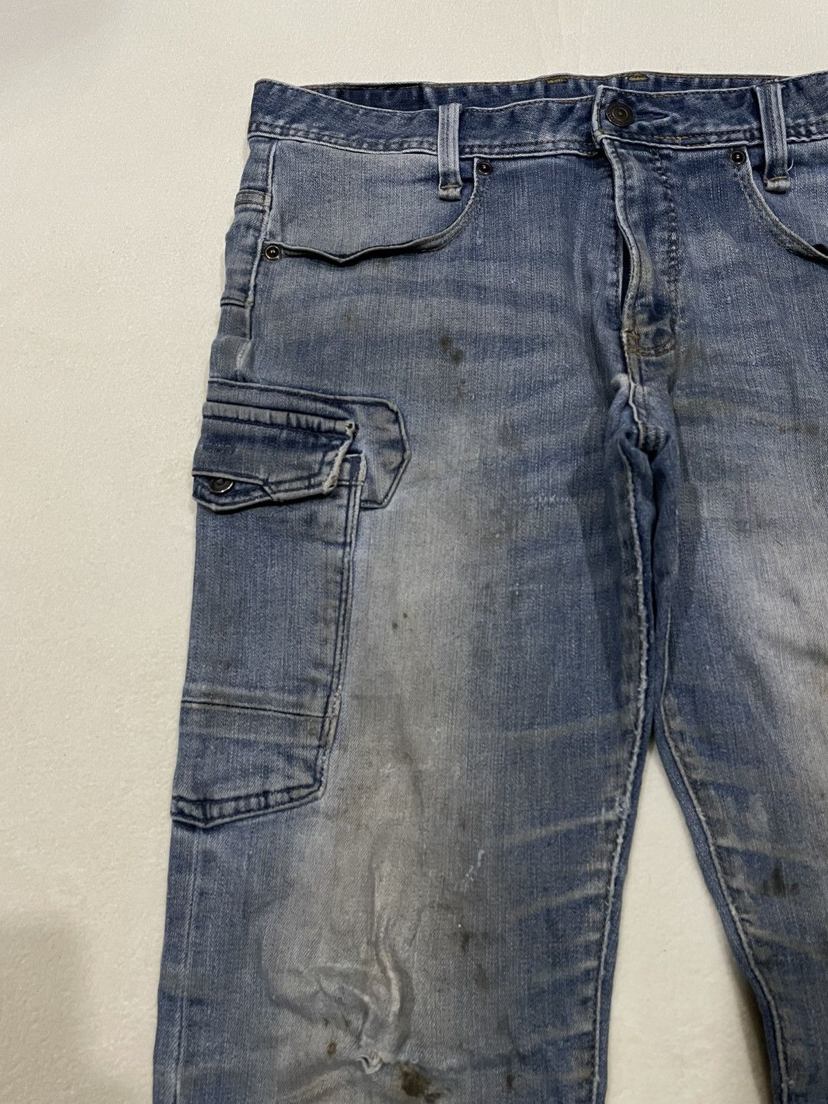 Japanese Brand Vintage Evenriver Distress Mudwash Denim Jeans Size US 32 / EU 48 - 5 Thumbnail