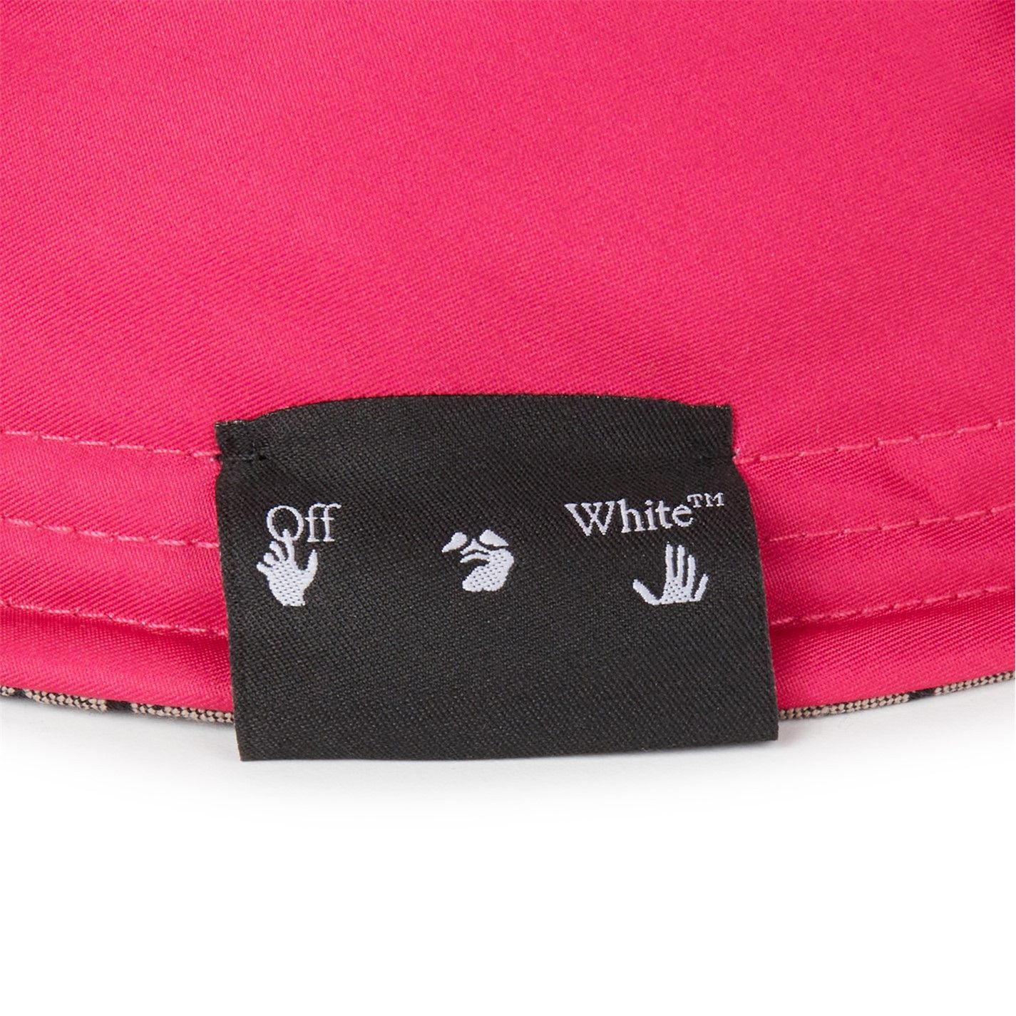 Off-White o1g2r1mq0125 Size: OS / Bucket Hat / Cap in Fuchsia Size ONE SIZE - 3 Thumbnail