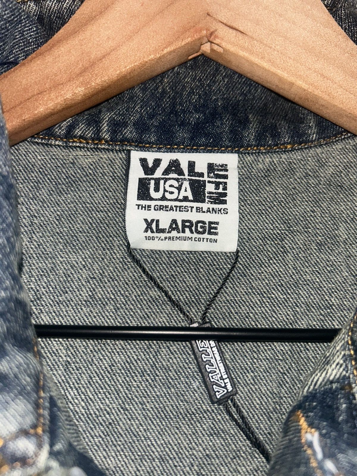 Vale Vale Forever Crystal Denim Jacket Size US XL / EU 56 / 4 - 4 Thumbnail