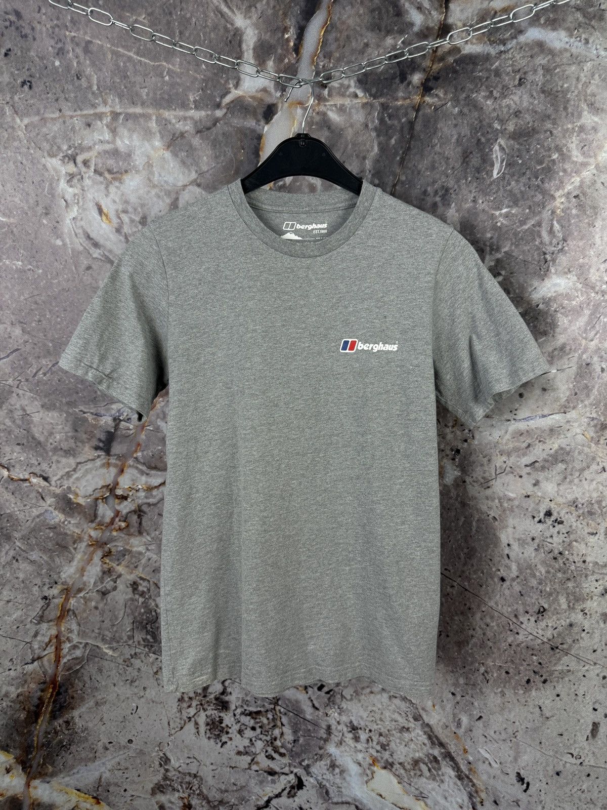 Berghaus Men’s Berghaus Grey T-Shirt Big Logo Streetwear Size Small Size US S / EU 44-46 / 1 - 2 Thumbnail
