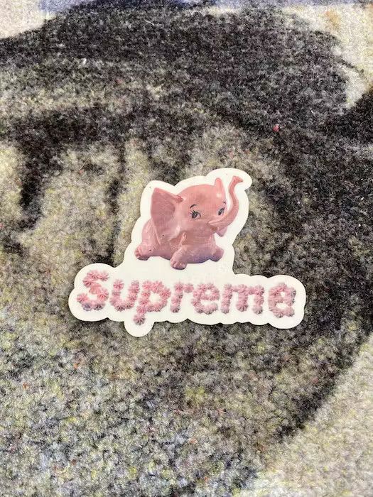 Pink elephant hotsell supreme tee