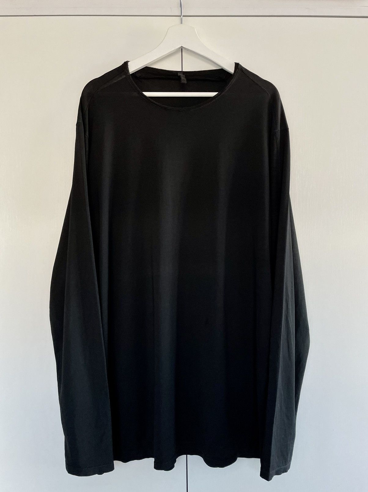 Transit Cotton/Linen Lightweight Black Long Sleeve Size 3XL