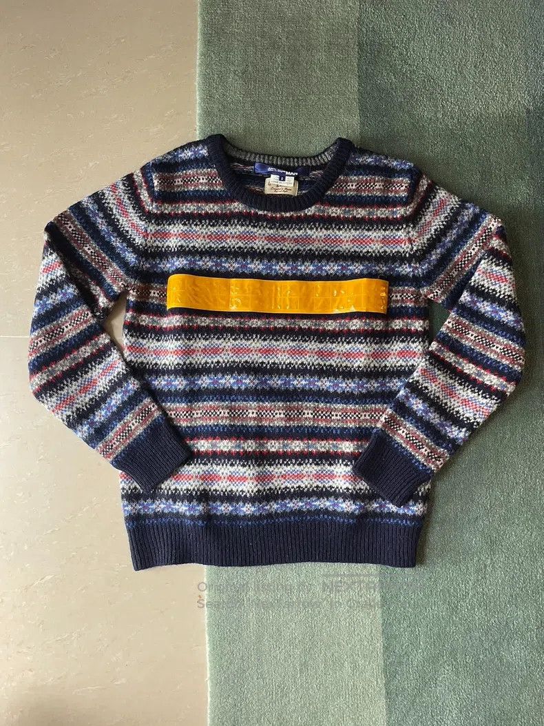 Other Junya Watanabe Wool multi-color handmade flower knitted sw Size US S / EU 44-46 / 1 - 1 Thumbnail