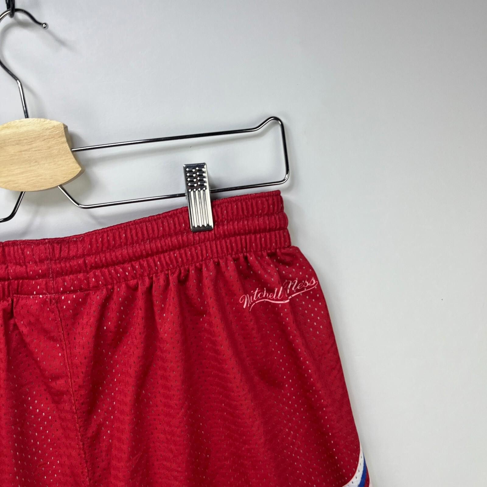 Mitchell & Ness Vintage Philadelphia Sixers Basketball Shorts Youth XL New Size ONE SIZE - 11 Thumbnail