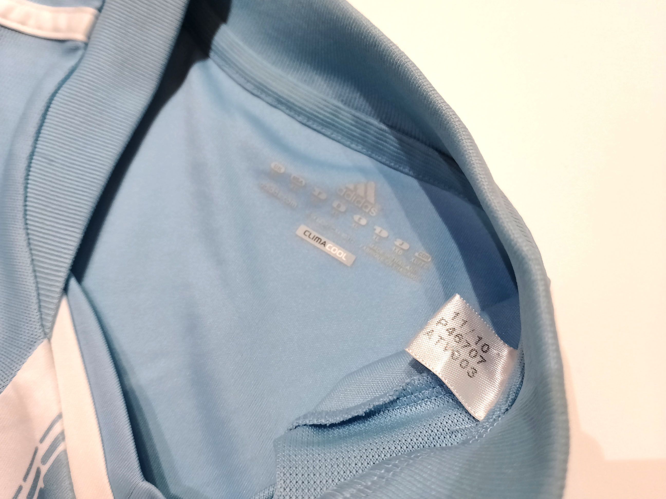 Adidas Adidas P46707 Blue T-Shirt White Stripes size XL Size US XL / EU 56 / 4 - 6 Thumbnail