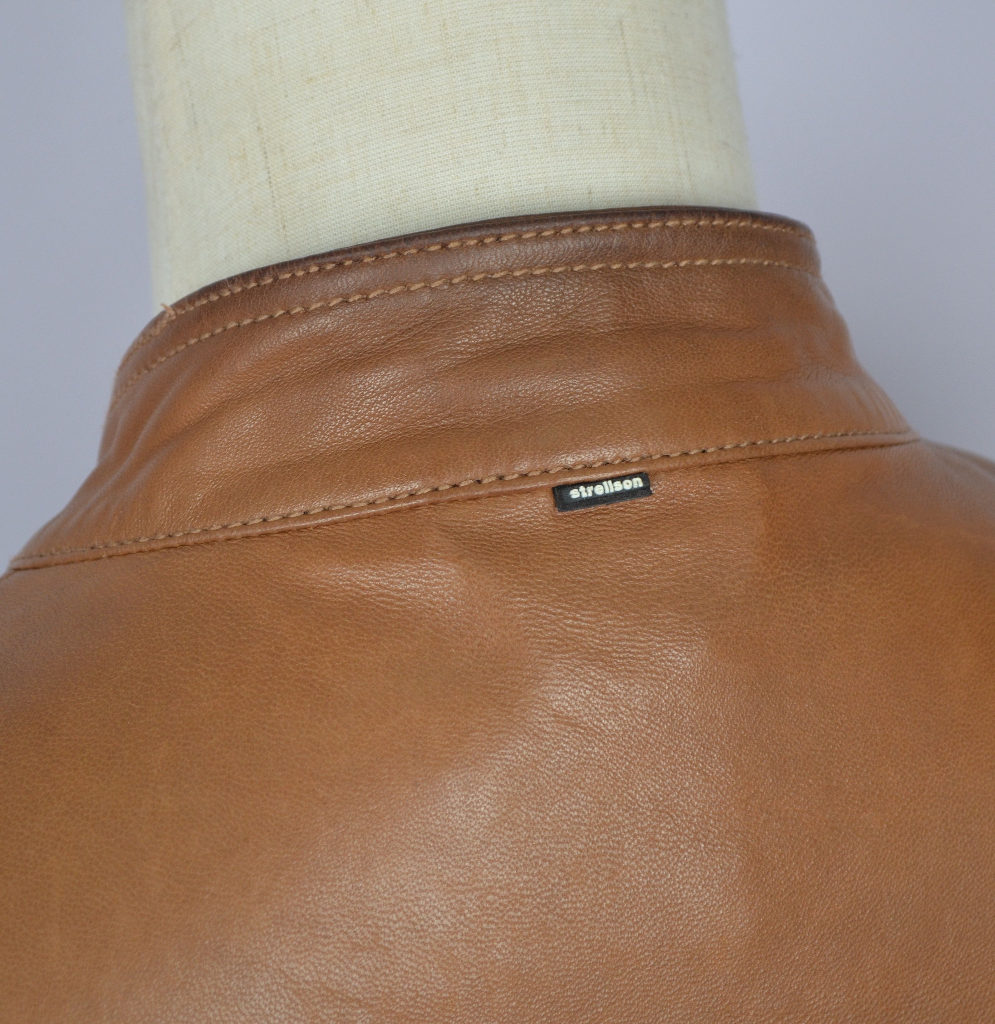 Designer × Strellson Strellson Leather Jacket Cognac Brown Size M Luxury VGC Size US M / EU 48-50 / 2 - 14 Thumbnail