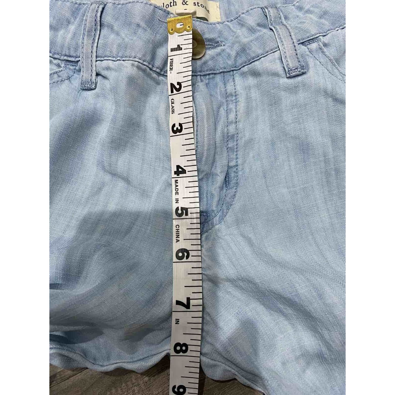 Slate & Stone CLOTH AND STONE Women Tencel Brezy Jeans Size 2 Wide A000864 Size 26" / US 2 / IT 38 - 6 Thumbnail