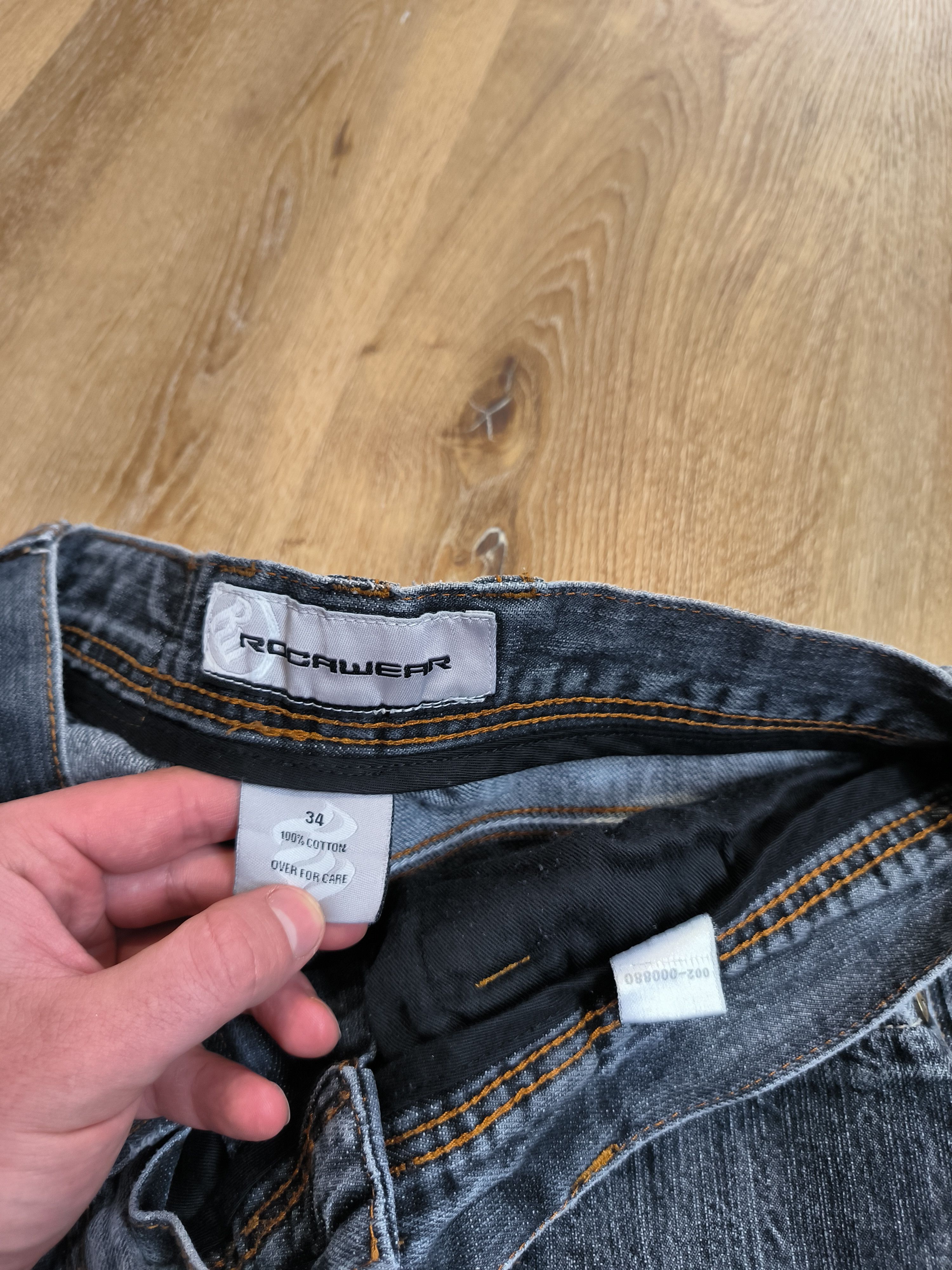 Rocawear RocaWear Vintage Denim Pants Logo Baggy Size US 34 / EU 50 - 6 Thumbnail