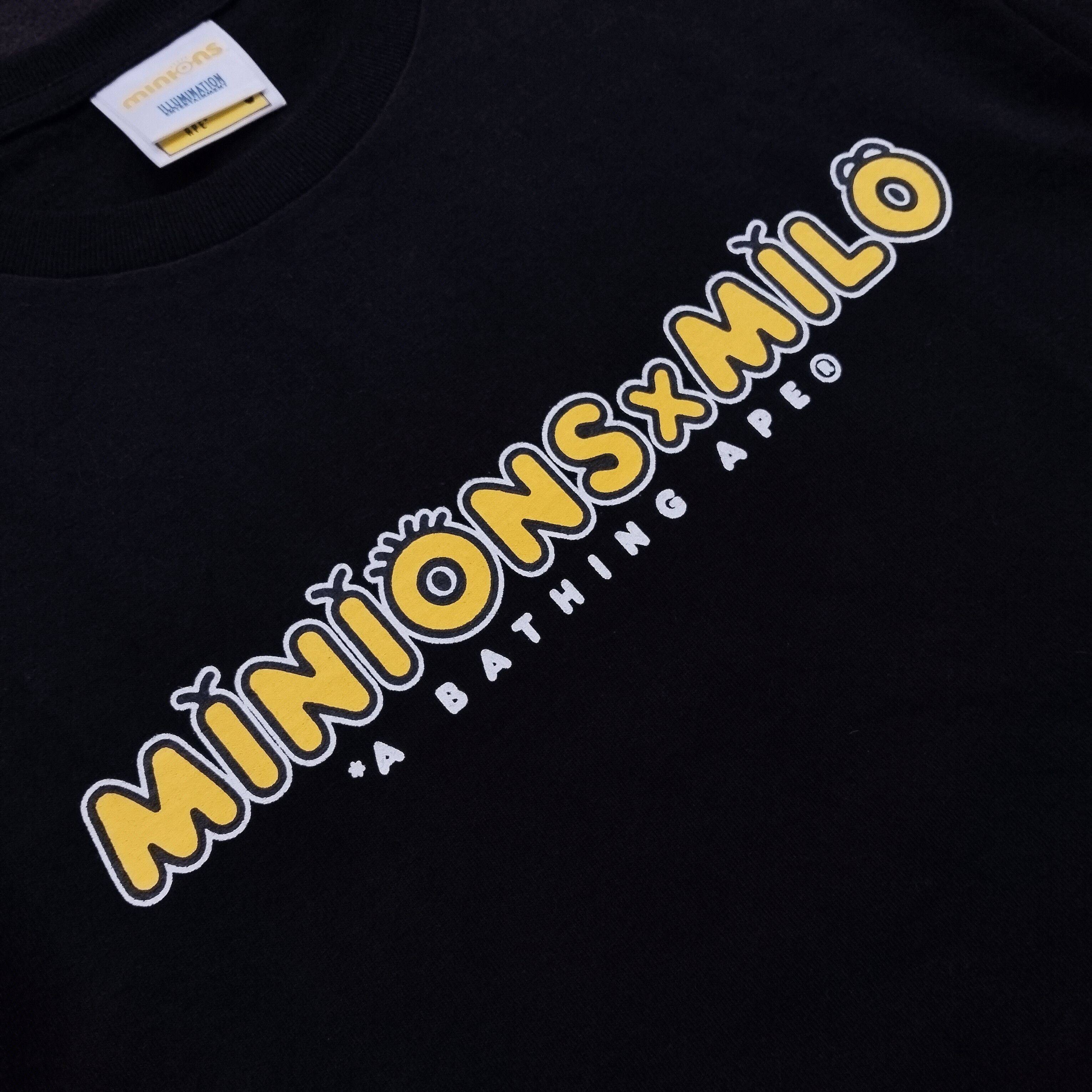 Bape 2015 Bape x Minions Baby Milo Tee Size US S / EU 44-46 / 1 - 2 Thumbnail