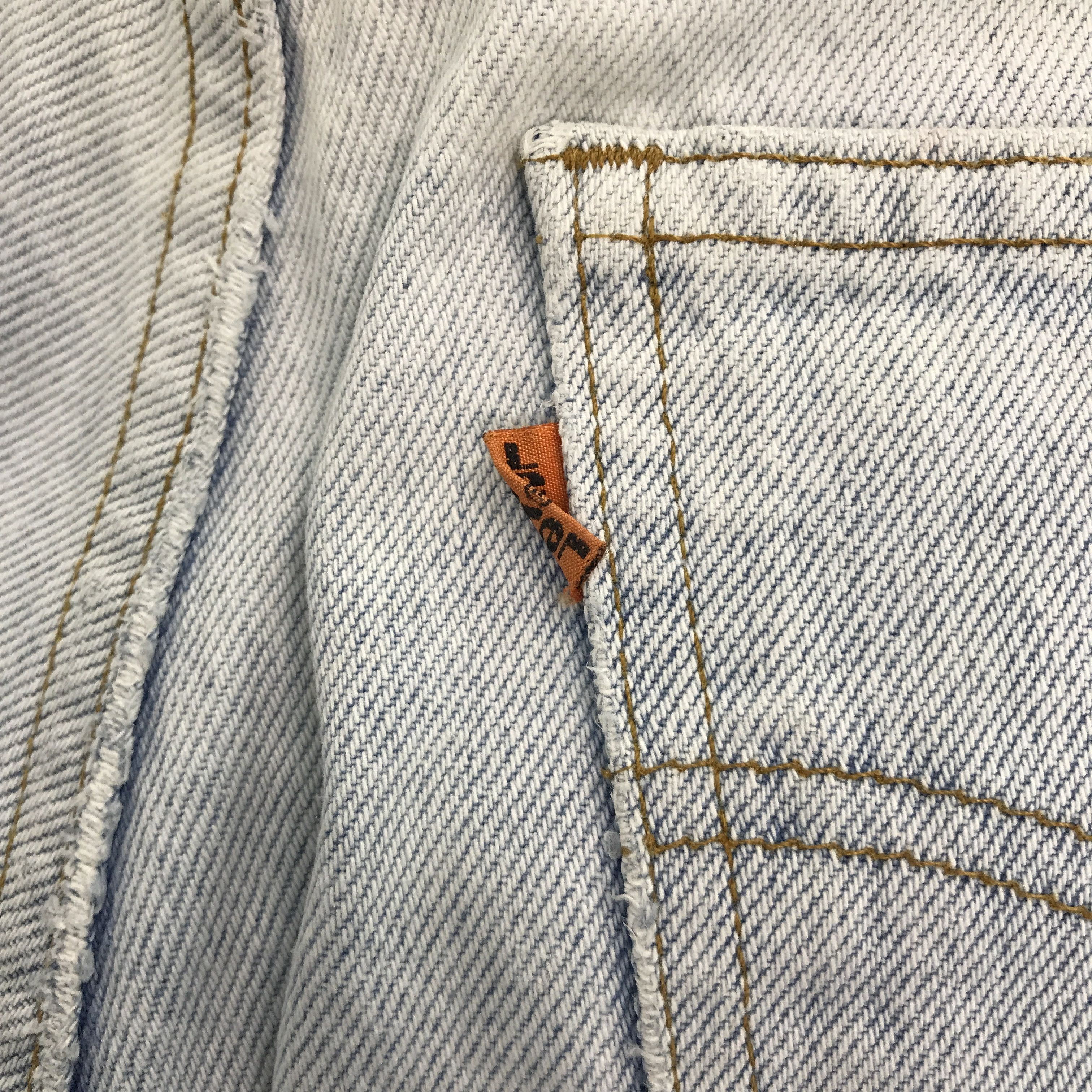Levi's × Vintage Vintage Levi's Distressed Light Wash Denim pants Size US 27 - 12 Thumbnail