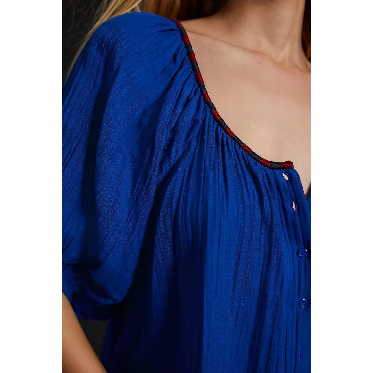 Anthropologie New Anthropologie Sundry Embroidered Blouse $198 SMALL Size S / US 4 / IT 40 - 2 Thumbnail
