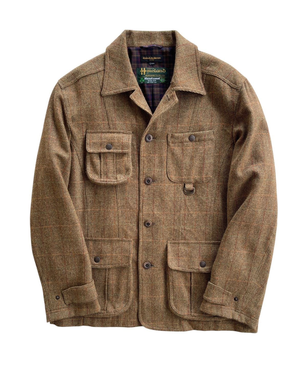 Vintage Kinloch Anderson Lambswool Safari Jacket Size US L / EU 52-54 / 3 - 1 Thumbnail