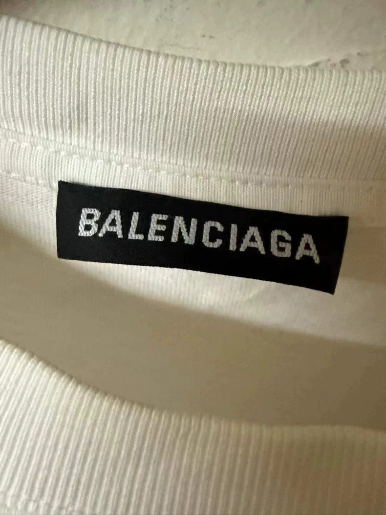 Balenciaga Balenciaga Portrait Short Sleeve White Size US S / EU 44-46 / 1 - 3 Thumbnail