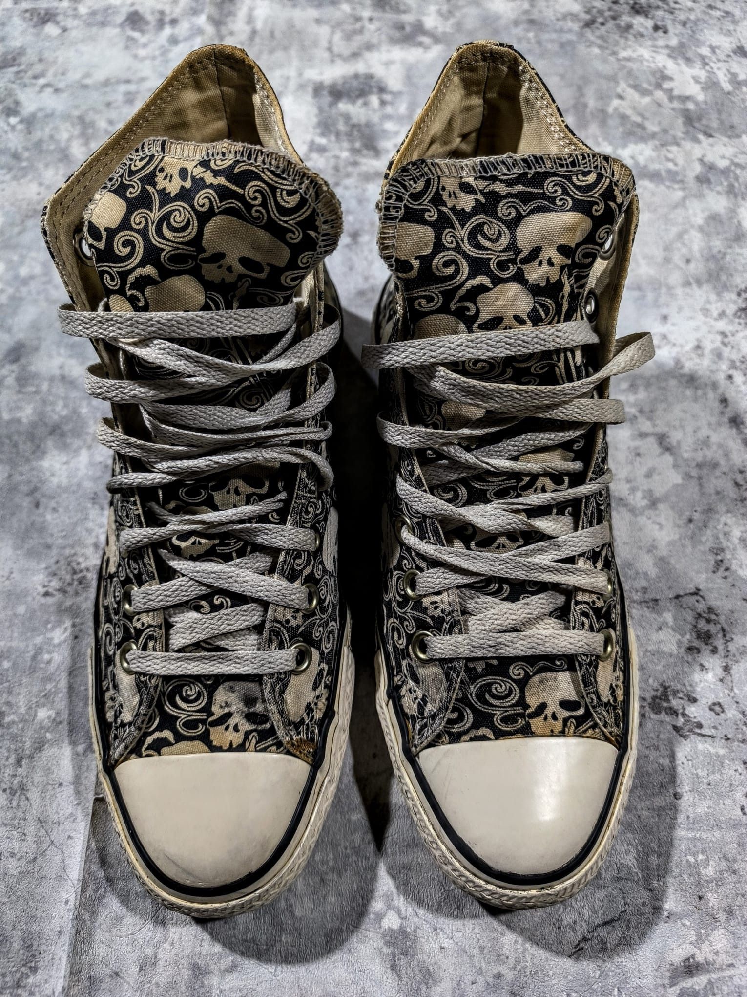 Hysteric Glamour Insane Skater Converse Skull Distressed Trashed Sneakers Size US 8.5 / EU 41-42 - 1 Thumbnail