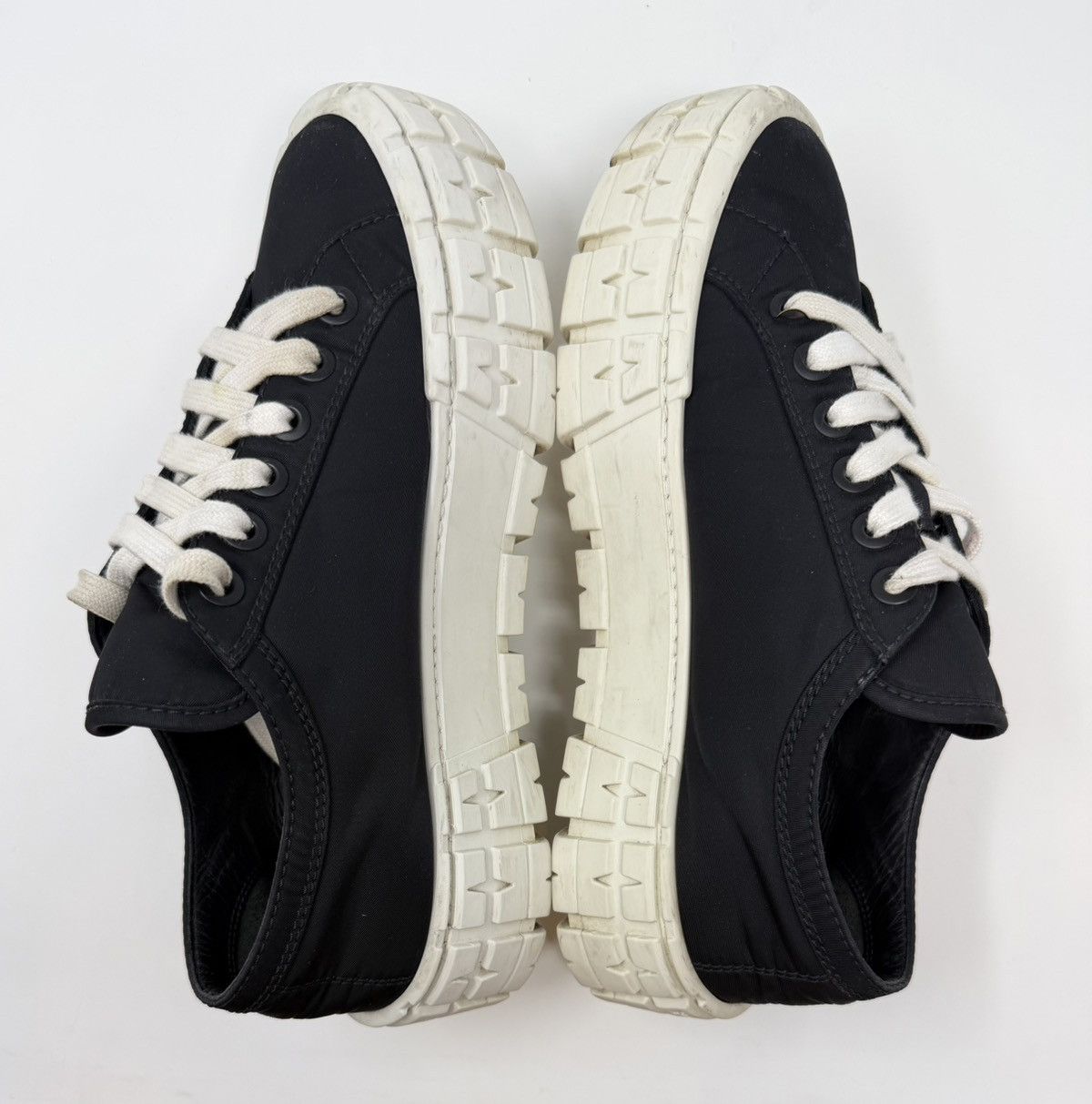 Prada Prada Double Wheel Re-Nylon Sneaker Size US 9.5 / IT 39.5 - 4 Thumbnail