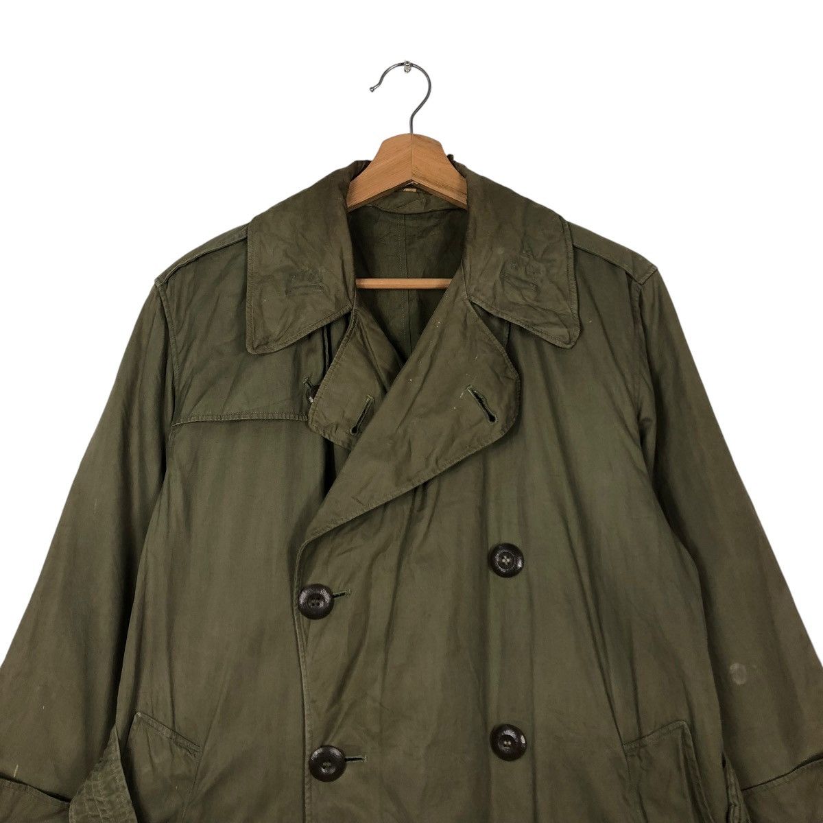 Buzz Rickson's 🔥TRUE VINTAGE 1945 REGULATION ARMY OFFICER’S O’COAT FIELD Size US M / EU 48-50 / 2 - 4 Thumbnail