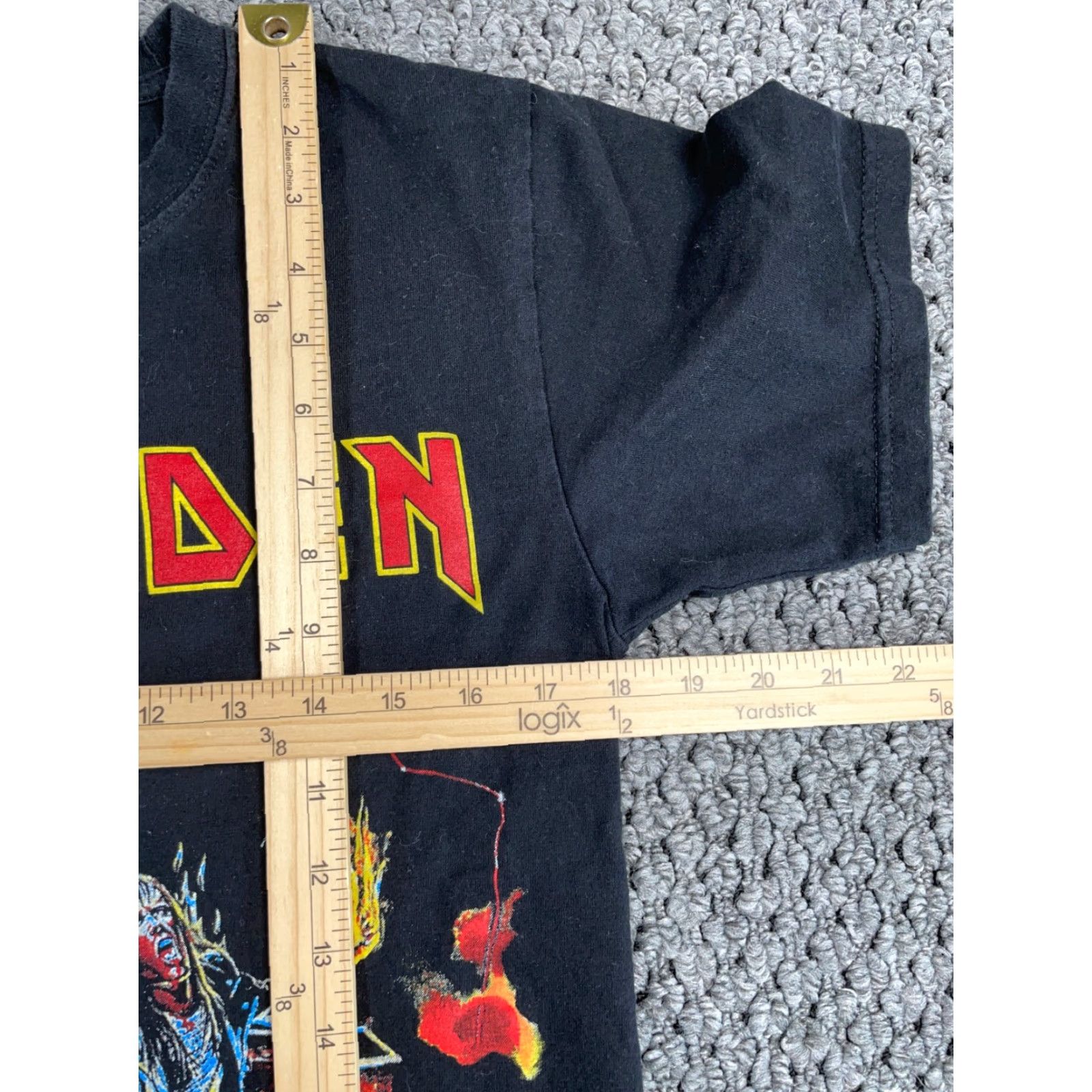 Etro Iron Maiden Hallowed Be Thy Name Black Graphic T-Shirt Adult Small Metal Music Mens Double-Sided Size US S / EU 44-46 / 1 - 5 Thumbnail