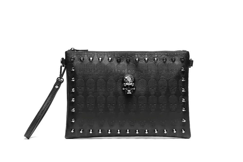 Other Gothic Punk Skeleton Crossbody Shoulder Outdoor Bag Size ONE SIZE - 4 Thumbnail