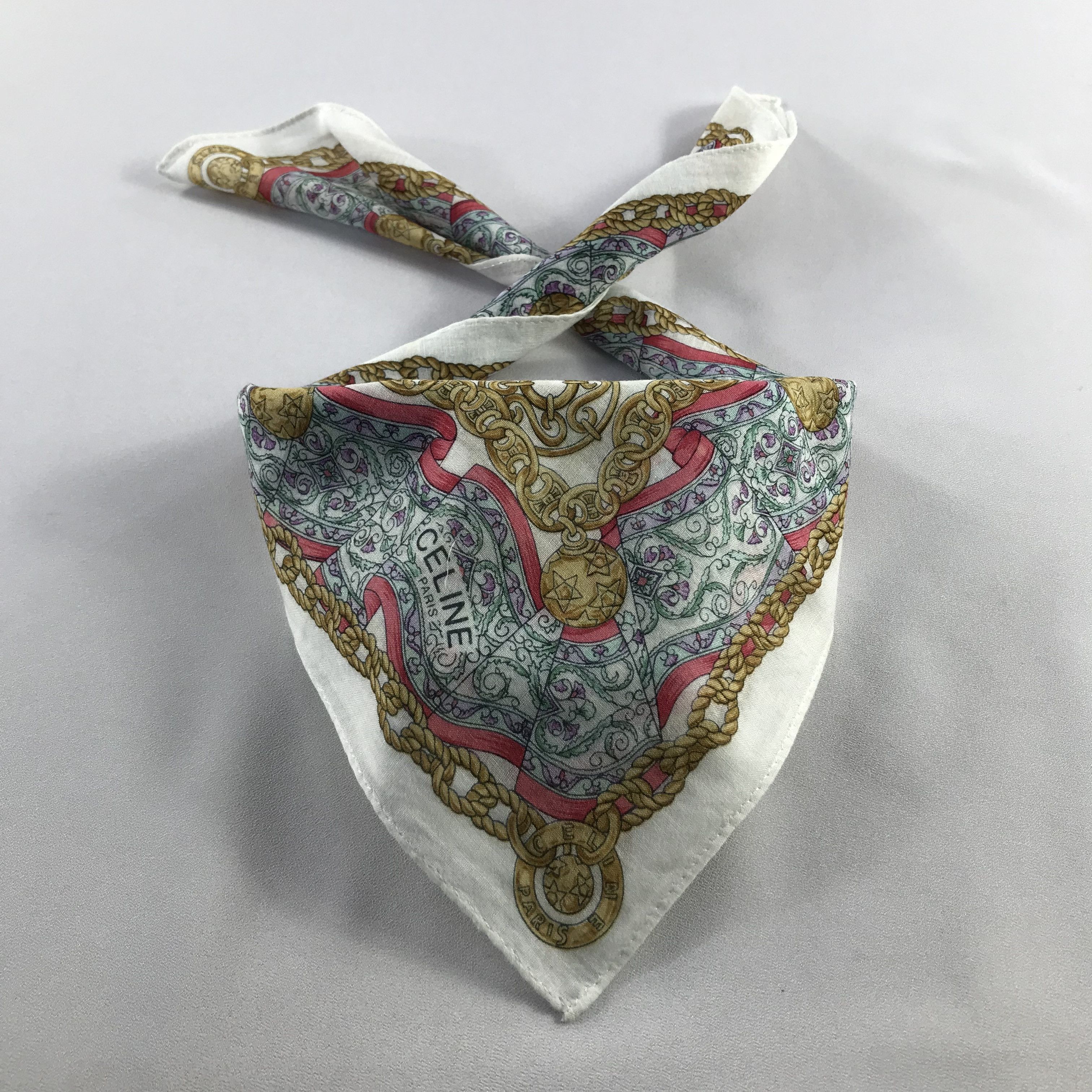 Celine Celine Handkerchief / Bandana / Neckerchief C714 Size ONE SIZE - 1 Thumbnail