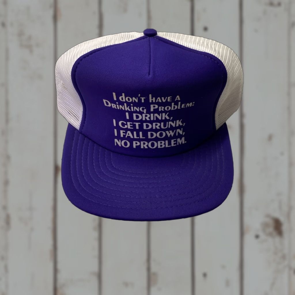 Vintage VINTAGE Speedway Trucker Hat Unisex Adults Adjustable Snap Back 80s Dad USA American Farm Feed Seed Black Cotton Foam Polyester Size ONE SIZE - 1 Thumbnail