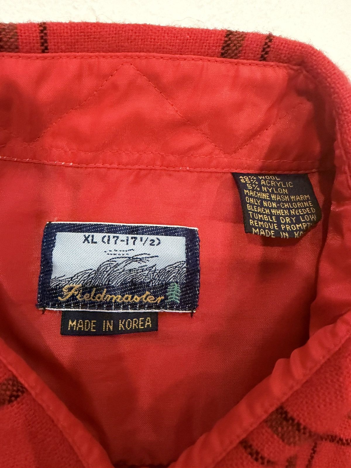 Fieldmaster Vintage Fieldmaster Flannel Button Up Shirt Size US XL / EU 56 / 4 - 3 Thumbnail