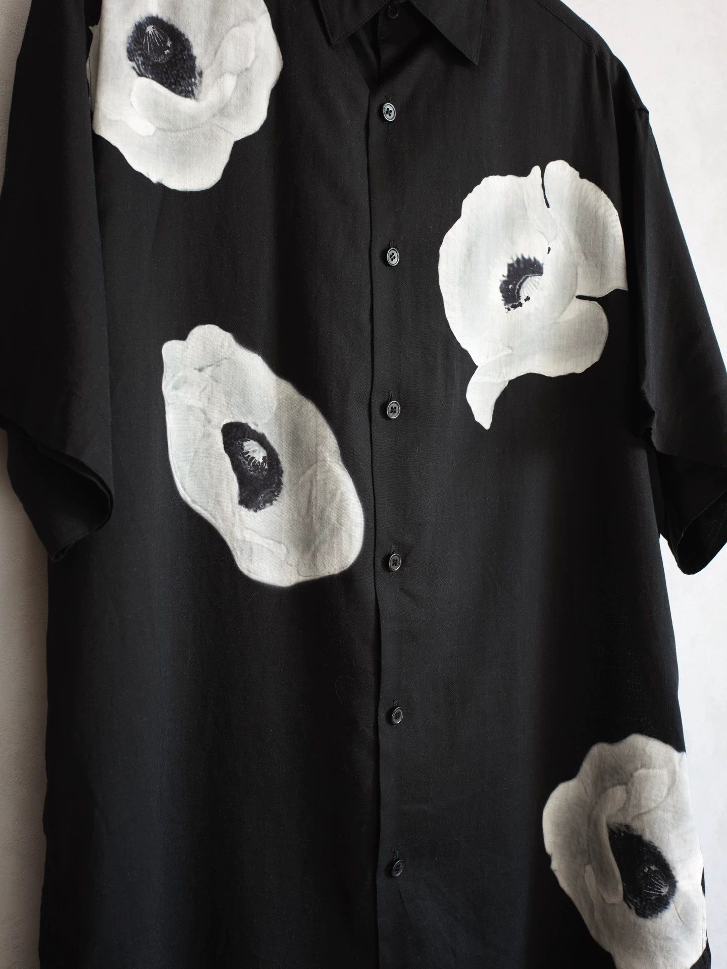 Yohji Yamamoto Yohji Yamamoto 24AW Ink Wash Floral Shirt Size US M / EU 48-50 / 2 - 2 Thumbnail
