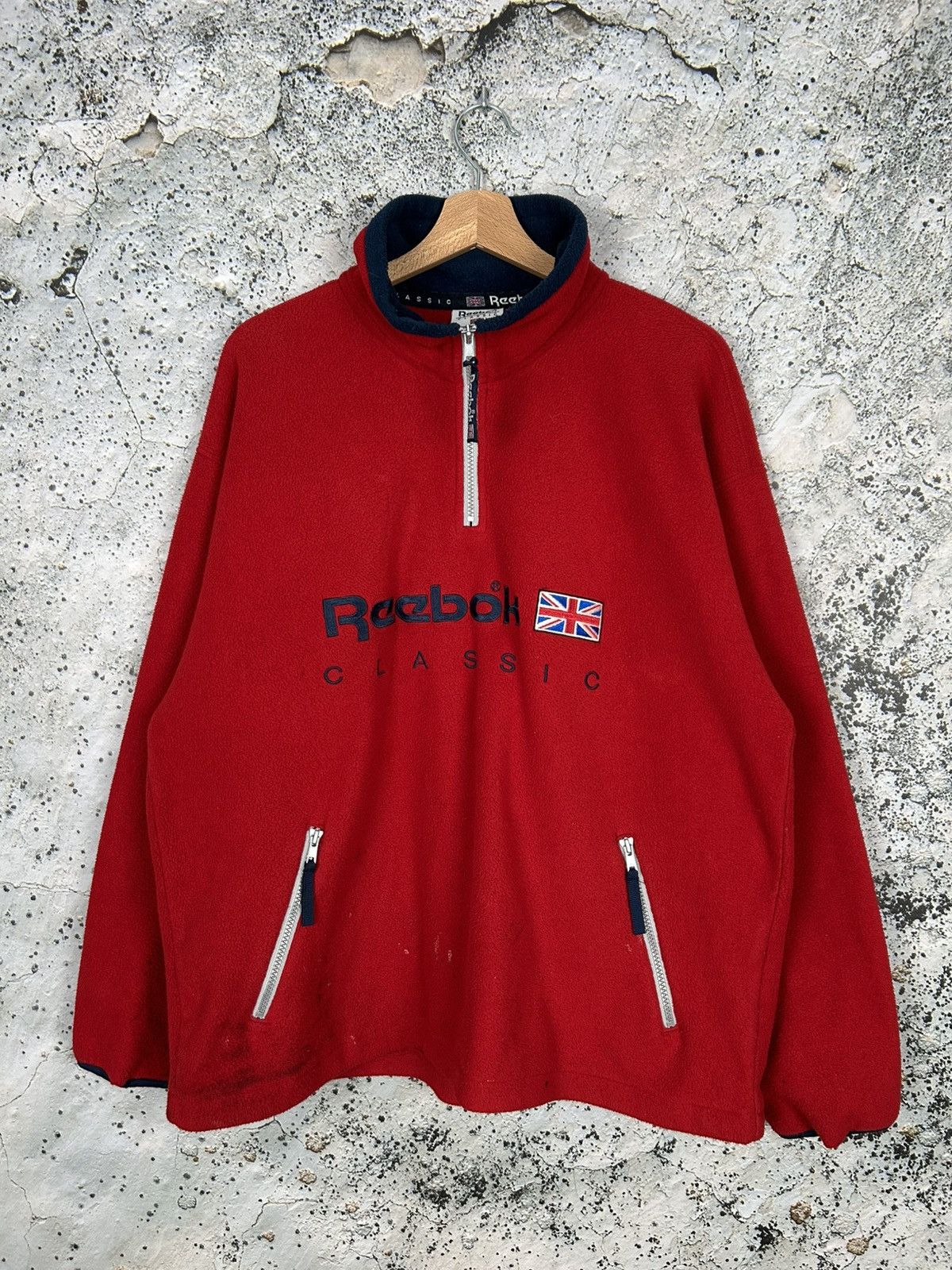 Reebok Reebok 90s Sport Fleece Streetwear Rap Baggy Skate Size US L / EU 52-54 / 3 - 1 Thumbnail