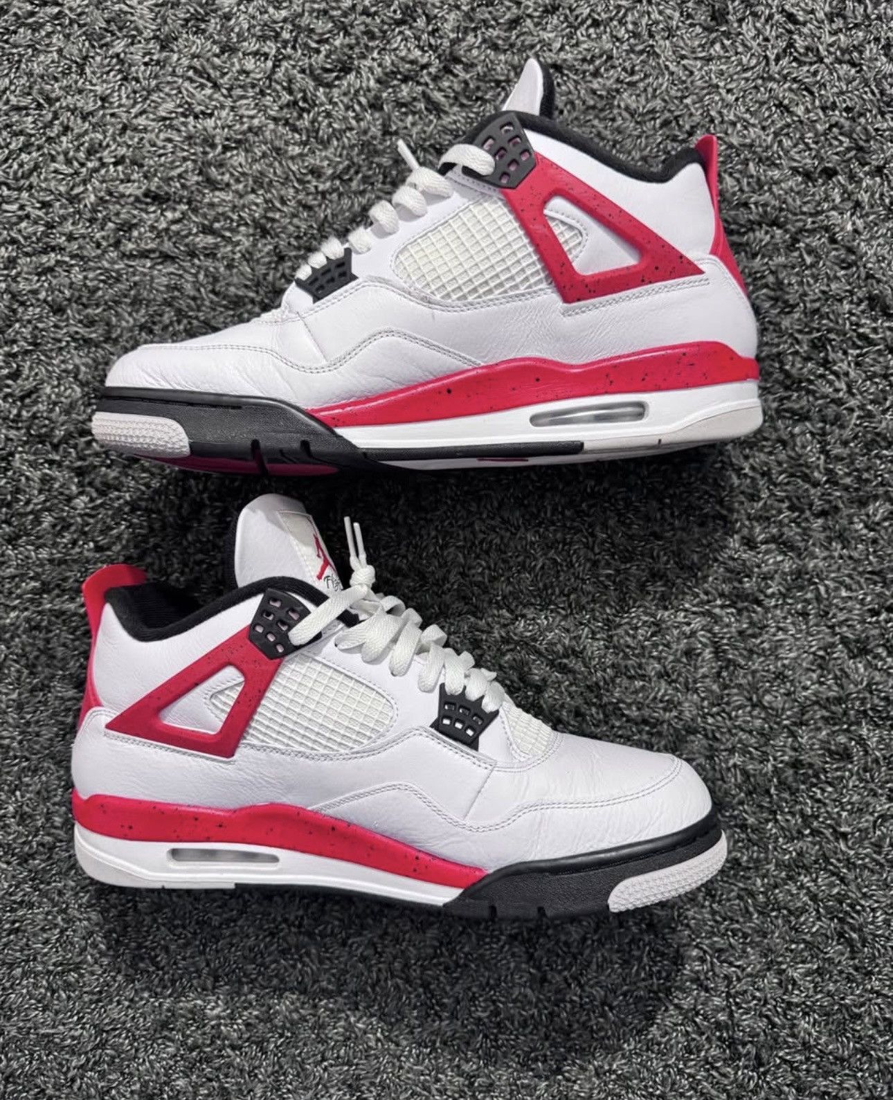 Jordan Brand Air Jordan 4 Red Cement Size US 12 / EU 45 - 3 Thumbnail